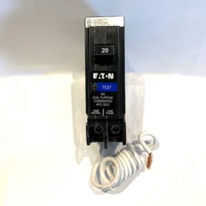 Black EATON-BRN120DF-20-AMP circuit breaker